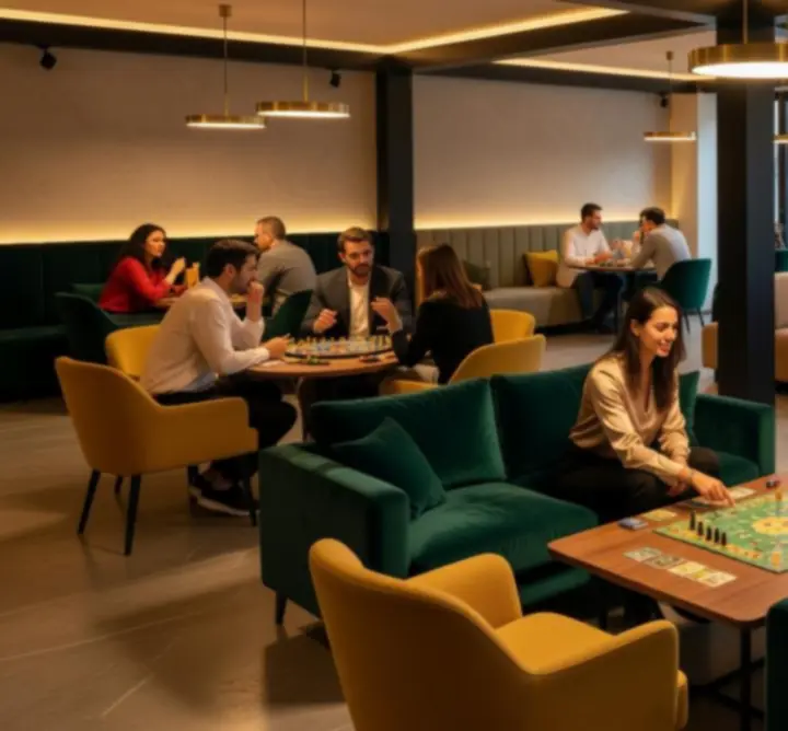 Salle de jeux indoor moderne et conviviale en France