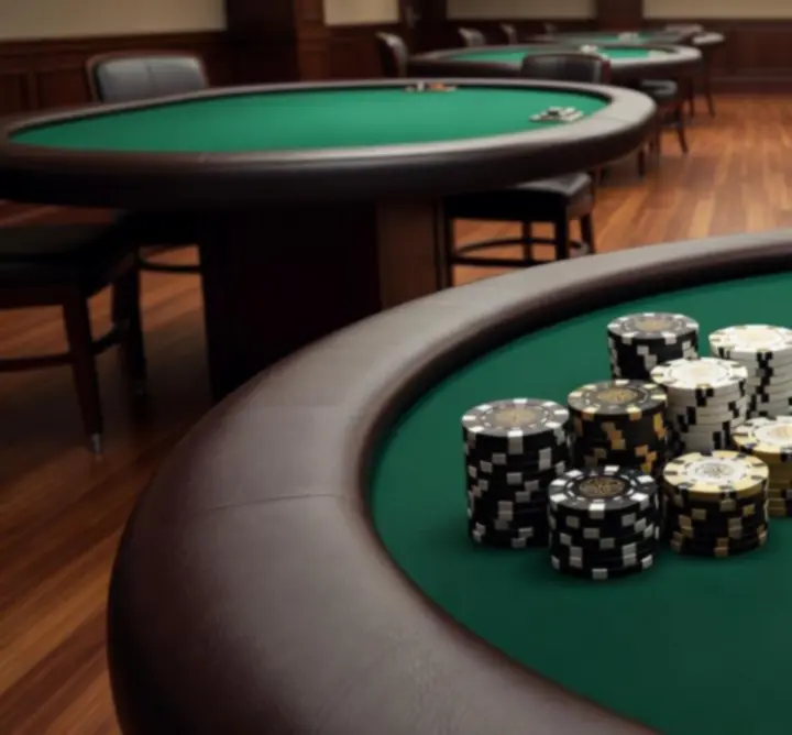 Tables de poker professionnelles avec matériel haut de gamme